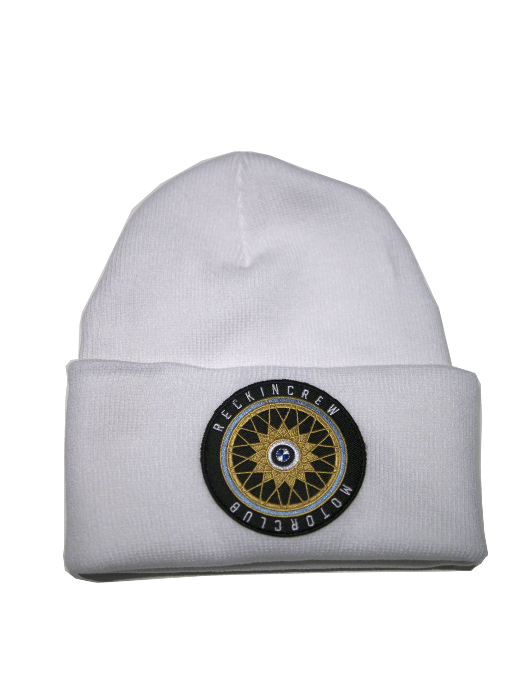 Motor Club BMW Rim Beanie ~ White